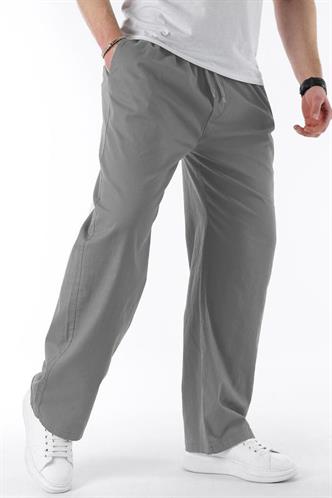Füme Bol Paça Beli Bağlamalı Erkek Pantolon E7403