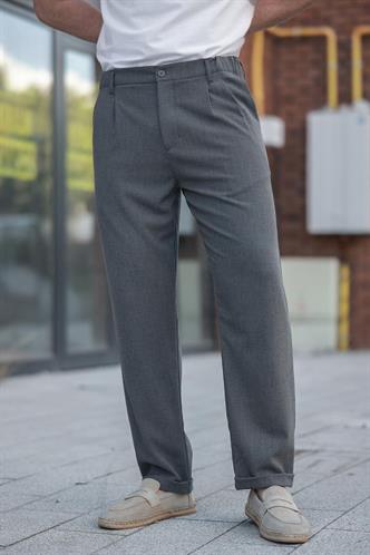 Antrasit Rahat Kesim Erkek Kumaş Pantolon E6577