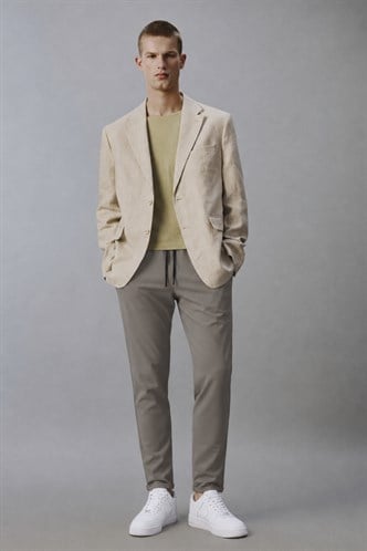 Madmext Men Khaki Jogger Trousers 4242
