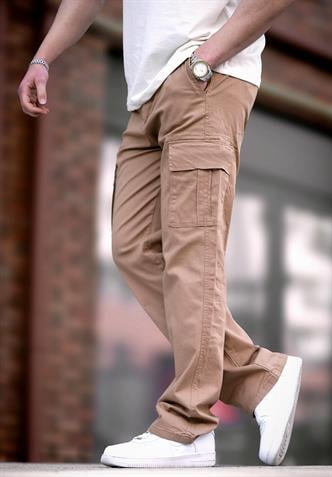Camel Erkek Kargo Cep Baggy Pantolon 6811