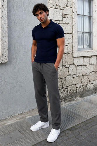 Füme Düz Paça Erkek Pantolon 6535