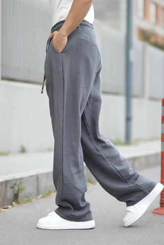 Füme %100 Pamuklu Rahat Kesim Erkek Pantolon E6562