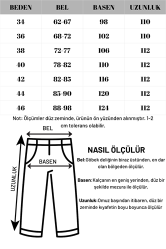 Beyaz Likralı Cırt Kapamalı Palazzo Pantolon MG2291
