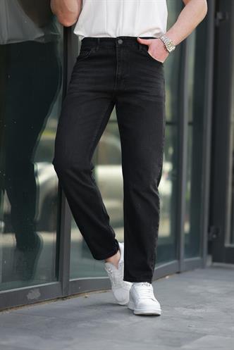 Siyah Erkek Jean Pantolon E7419