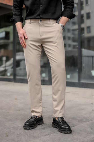 Bej Basic Erkek Pantolon E6576
