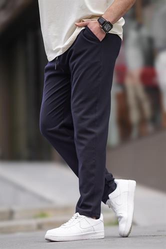 Lacivert Düz Paça Erkek Pantolon 6535