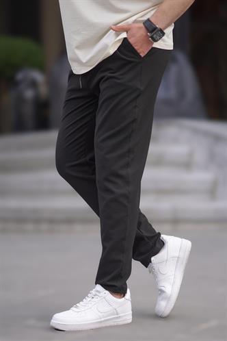 Siyah Düz Paça Erkek Pantolon 6535