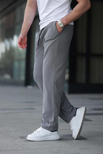 Füme Beli Ayarlanabilir Cep Detaylı Bol Pantolon 6545