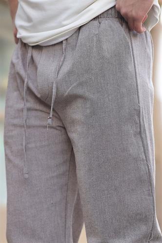 Acı Kahve %100 Pamuklu Rahat Kesim Erkek Pantolon E6565