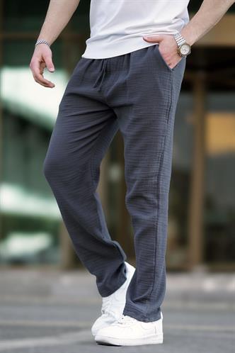 Füme Müslin Kumaş Erkek Basic Pantolon 6507