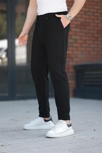 Siyah Regular Fit Erkek Pantolon E6574