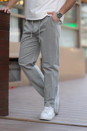 Siyah %100 Pamuklu Rahat Kesim Erkek Pantolon E6565