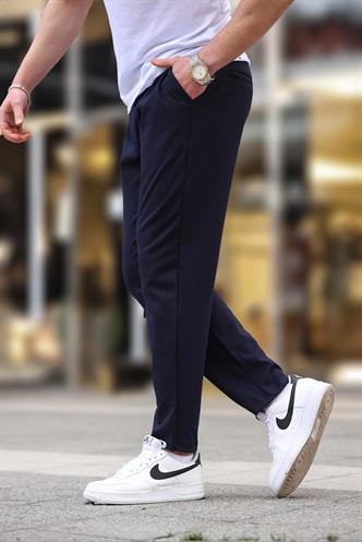 Lacivert Düz Paça Erkek Pantolon E6556