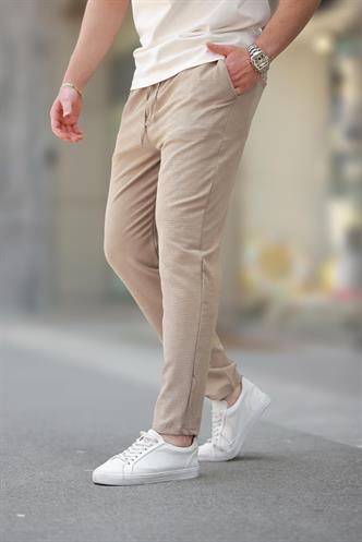 Bej Regular Fit Erkek Pantolon E6572