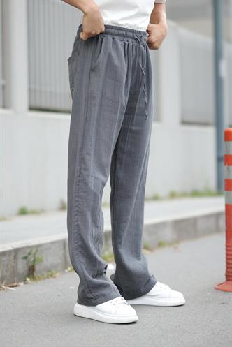 Füme %100 Pamuklu Rahat Kesim Erkek Pantolon E6562