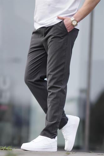 Siyah Düz Paça Erkek Pantolon 6530