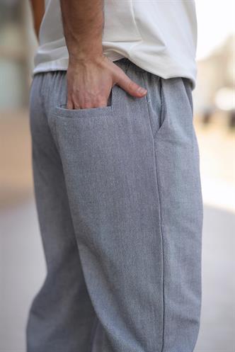 Lacivert %100 Pamuklu Rahat Kesim Erkek Pantolon E6565