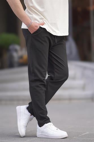 Siyah Düz Paça Erkek Pantolon 6535