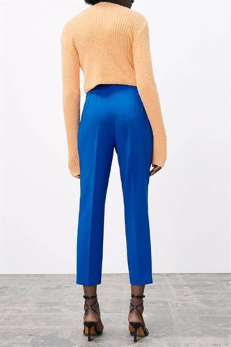 Saks Önü Biyeli Yüksek Bel Kadın Pantolon MG2425