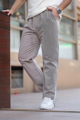 Acı Kahve %100 Pamuklu Rahat Kesim Erkek Pantolon E6565