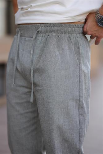 Haki %100 Pamuklu Rahat Kesim Erkek Pantolon E6565