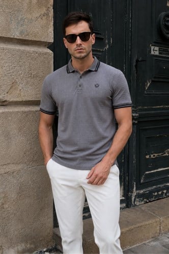 Füme Basic Regular Fit Erkek Polo Yaka Tişört 6100