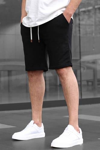 Siyah Basic Erkek Şort 6505
