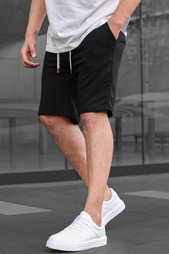 Siyah Basic Erkek Şort 6505