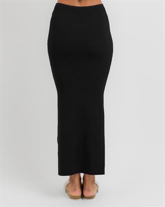 Siyah Basic Uzun Triko Etek MG1813