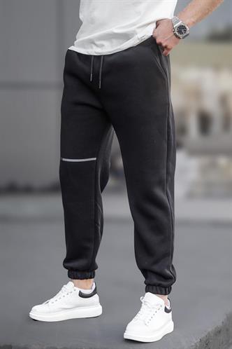 Siyah Cep Detaylı Erkek Basic Eşofman Altı 6523