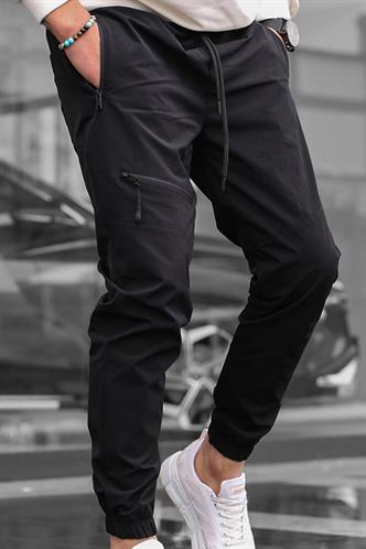 Men Black Jogger Trousers