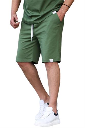 Haki-Mavi-Kahverengi Basic 3lü Şort Seti E7421