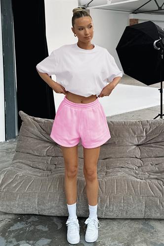 Pembe Basic Kadın Şort Mg2511