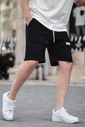 Siyah Erkek Basic Şort 6533