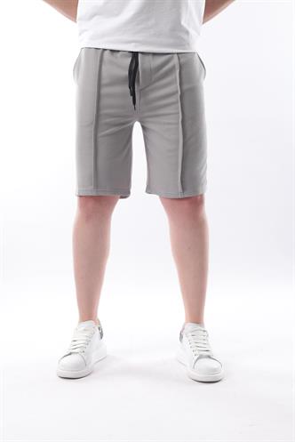 Madmext Boyalı Gri Cepli Erkek Şort E6559