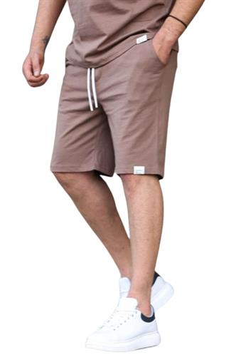 Haki-Mavi-Kahverengi Basic 3lü Şort Seti E7421