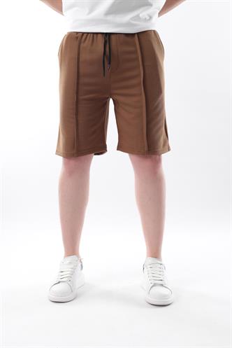 Madmext Kahverengi Cepli Erkek Şort E6559