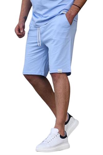 Haki-Mavi-Kahverengi Basic 3lü Şort Seti E7421