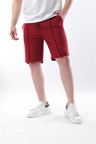 Madmext Bordo Cepli Erkek Şort E6559