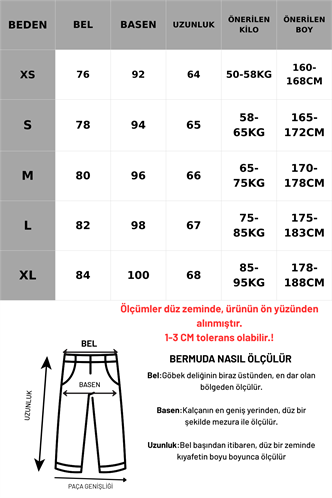 Acı Kahverengi %100 Pamuklu Cepli Kumaş Bermuda Şort MG2640
