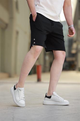 Siyah Basic Erkek Şort E6567