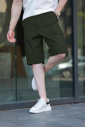 Haki Kargo Cepli Erkek Şort E6571