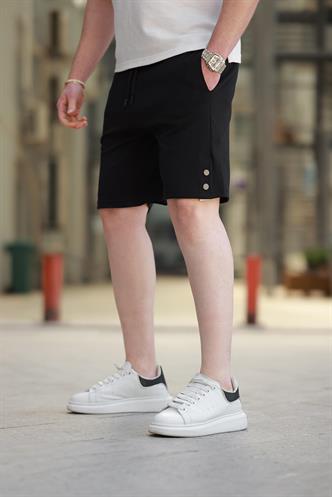 Siyah Basic Erkek Şort E6567