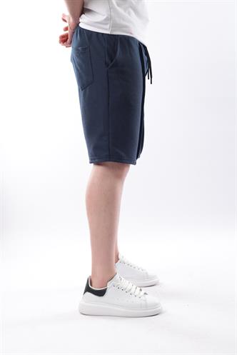 Madmext Lacivert Cepli Erkek Şort E6559