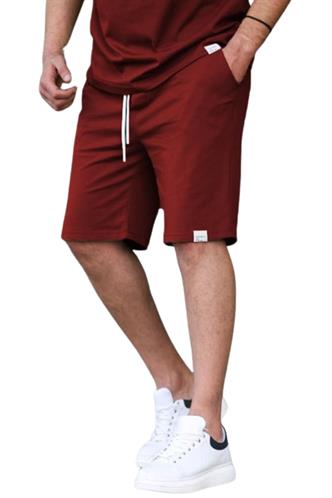 Lacivert-Bordo-Füme Basic 3lü Şort Seti E7421