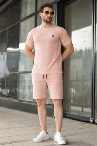 Madmext Camel Basic Tracksuit 4577