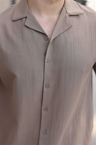 Vizon Erkek Gömlek Şort Takımı 5956