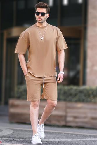 Kapuçino Basic Erkek Şort Takımı 6377