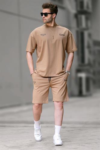 Kapuçino Erkek Şort Takımı 5937