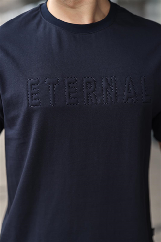 Lacivert Erkek Şort T-shirt Takım E7347